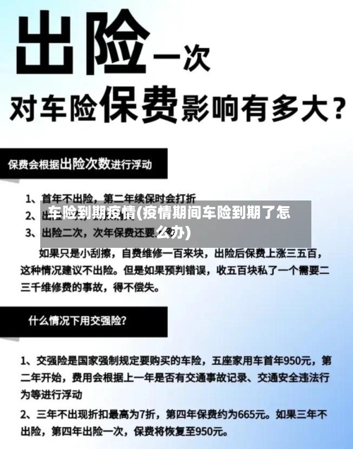 车险到期疫情(疫情期间车险到期了怎么办)