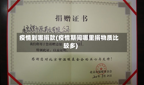 疫情到哪捐款(疫情期间哪里捐物质比较多)