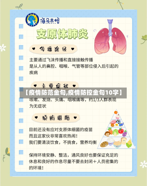 【疫情防范金句,疫情防控金句10字】