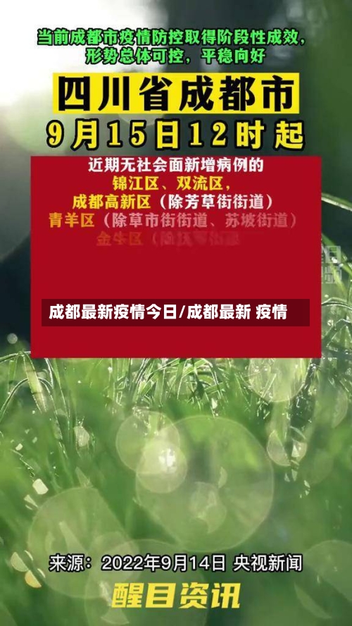 成都最新疫情今日/成都最新 疫情