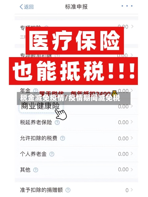 税金减免疫情/疫情期间减免税