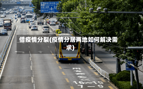 借疫情分裂(疫情分居两地如何解决需求)