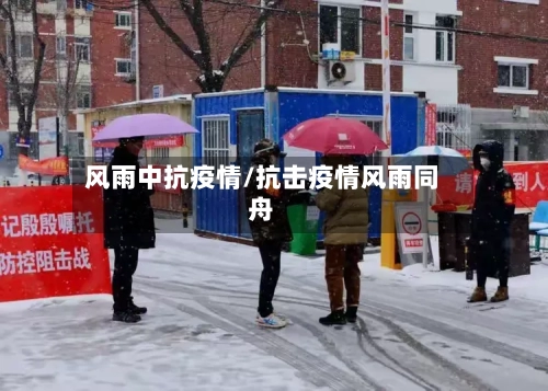 风雨中抗疫情/抗击疫情风雨同舟