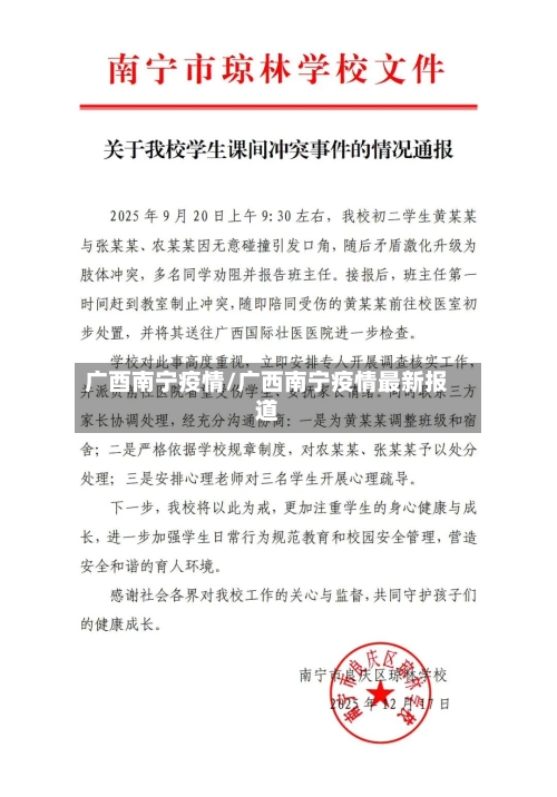 广酉南宁疫情/广西南宁疫情最新报道-第2张图片