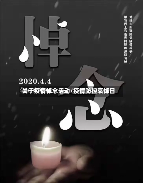 关于疫情悼念活动/疫情防控哀悼日