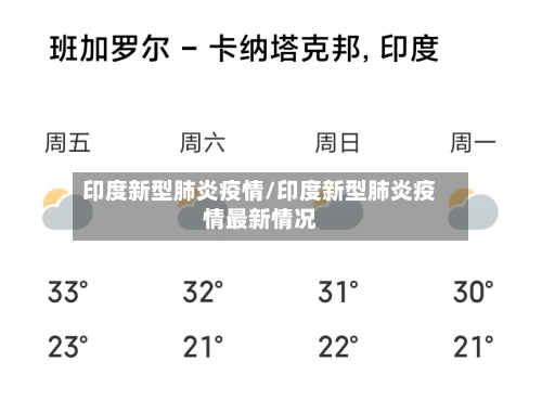 印度新型肺炎疫情/印度新型肺炎疫情最新情况-第2张图片