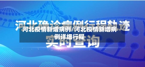 河北疫情新增病例/河北疫情新增病例详细行程