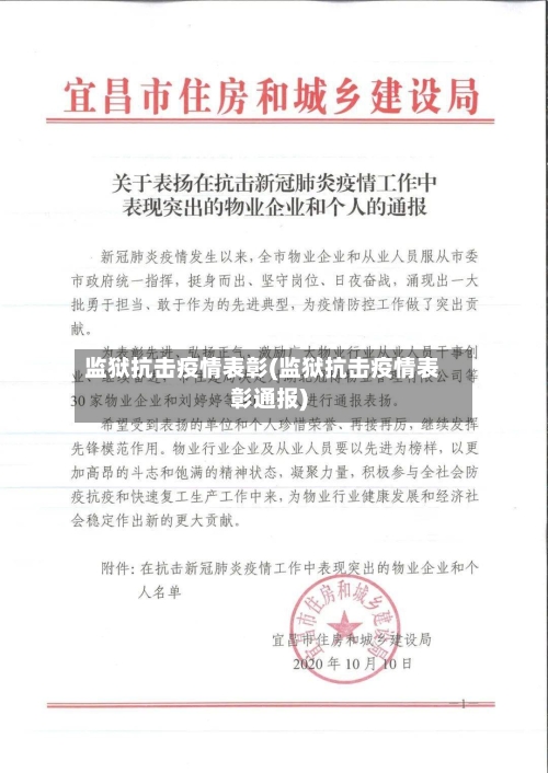 监狱抗击疫情表彰(监狱抗击疫情表彰通报)-第2张图片
