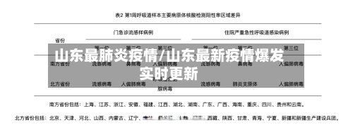 山东最肺炎疫情/山东最新疫情爆发实时更新-第3张图片