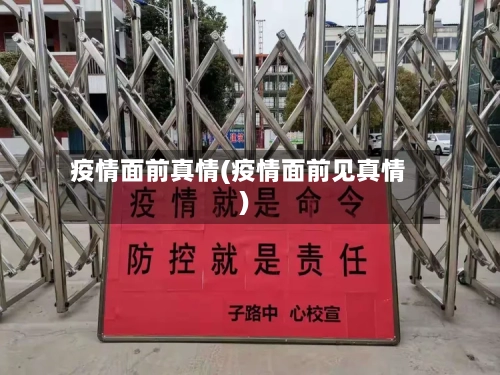 疫情面前真情(疫情面前见真情)