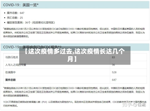 【这次疫情多过去,这次疫情长达几个月】