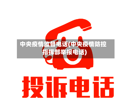 中央疫情监督电话(中央疫情防控指挥部举报电话)-第3张图片