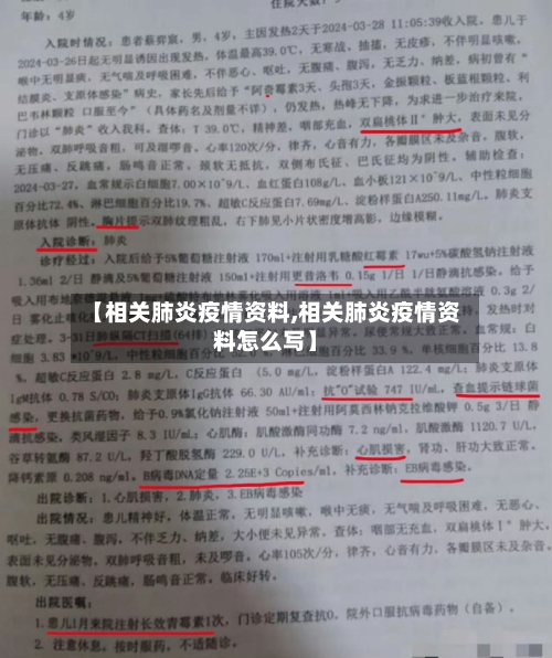 【相关肺炎疫情资料,相关肺炎疫情资料怎么写】-第2张图片