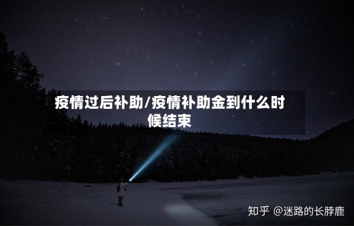 疫情过后补助/疫情补助金到什么时候结束-第2张图片