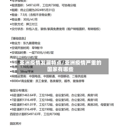 亚洲疫情发展特点/亚洲疫情严重的国家有哪些-第3张图片