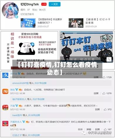 【钉钉查疫情,钉钉怎么看疫情动态】