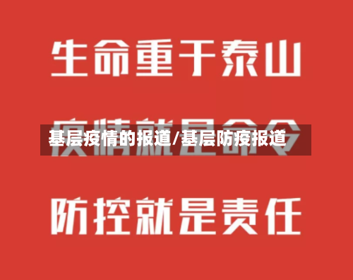 基层疫情的报道/基层防疫报道-第2张图片