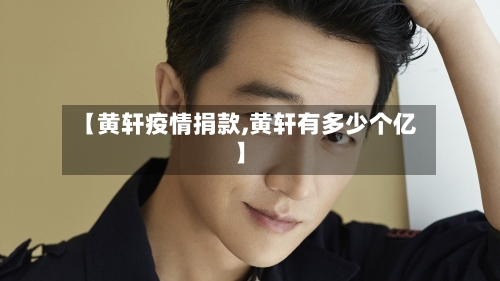 【黄轩疫情捐款,黄轩有多少个亿】
