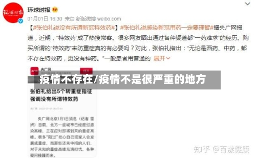 疫情不存在/疫情不是很严重的地方