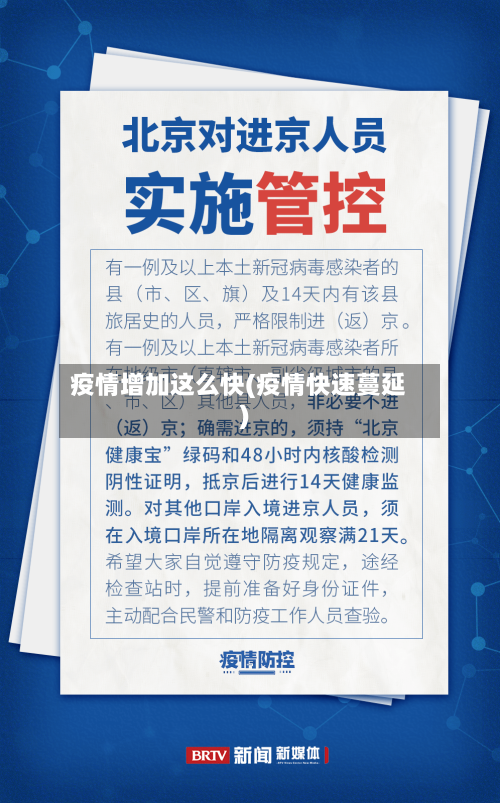 疫情增加这么快(疫情快速蔓延)-第2张图片
