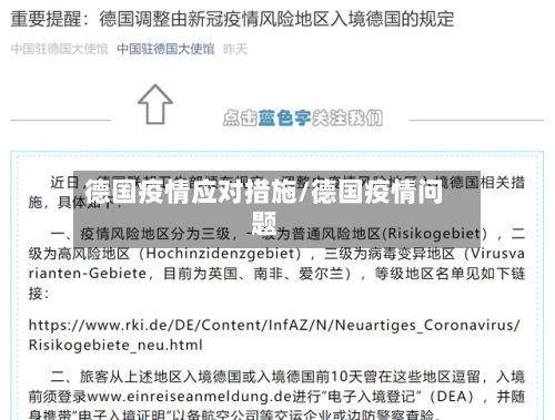 德国疫情应对措施/德国疫情问题-第2张图片