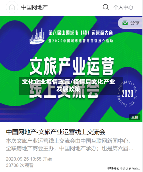 文化企业疫情政策/疫情后文化产业发展政策-第2张图片