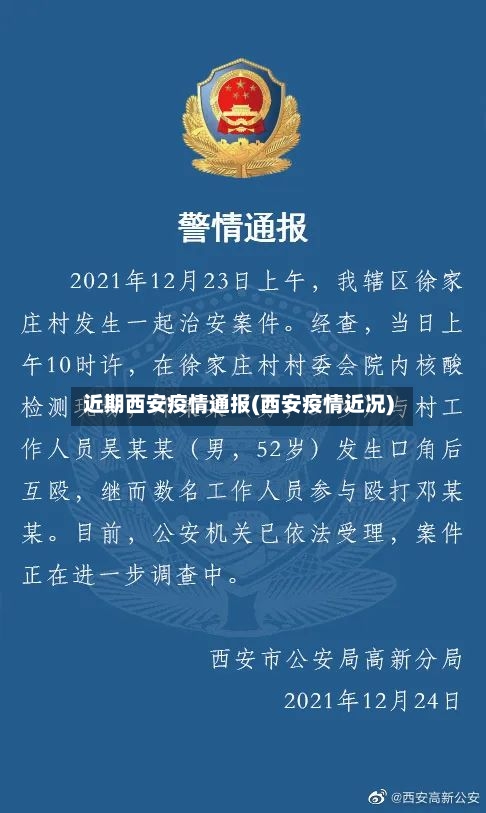 近期西安疫情通报(西安疫情近况)