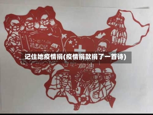 记住她疫情捐(疫情捐款捐了一首诗)-第2张图片