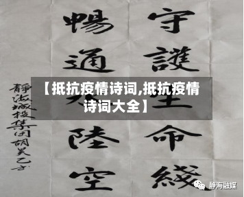 【抵抗疫情诗词,抵抗疫情诗词大全】-第3张图片