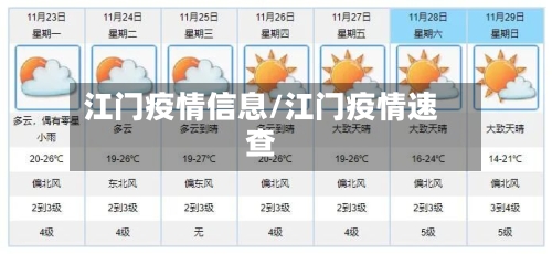 江门疫情信息/江门疫情速查