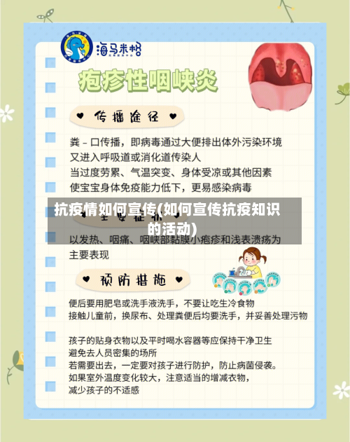 抗疫情如何宣传(如何宣传抗疫知识的活动)-第3张图片