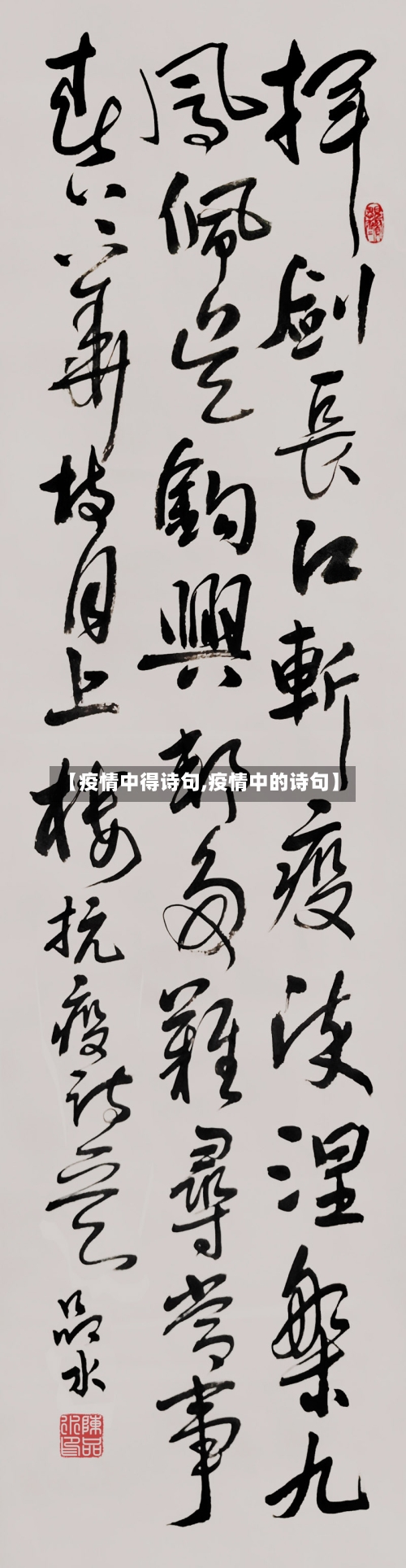 【疫情中得诗句,疫情中的诗句】-第2张图片