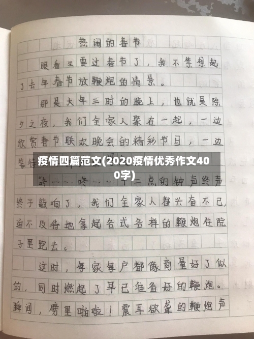 疫情四篇范文(2020疫情优秀作文400字)