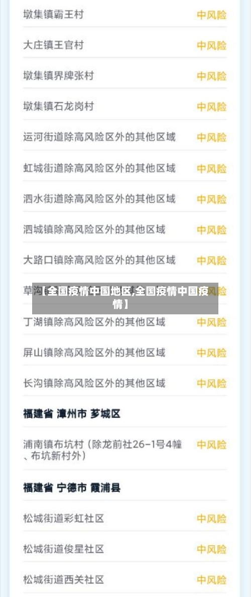 【全国疫情中国地区,全国疫情中国疫情】-第2张图片