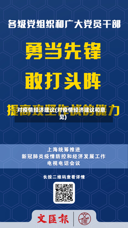 对疫情经济建议(对疫情经济建议和意见)-第2张图片