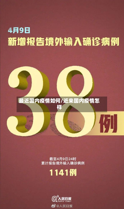 最近国内疫情如何/近来国内疫情怎样