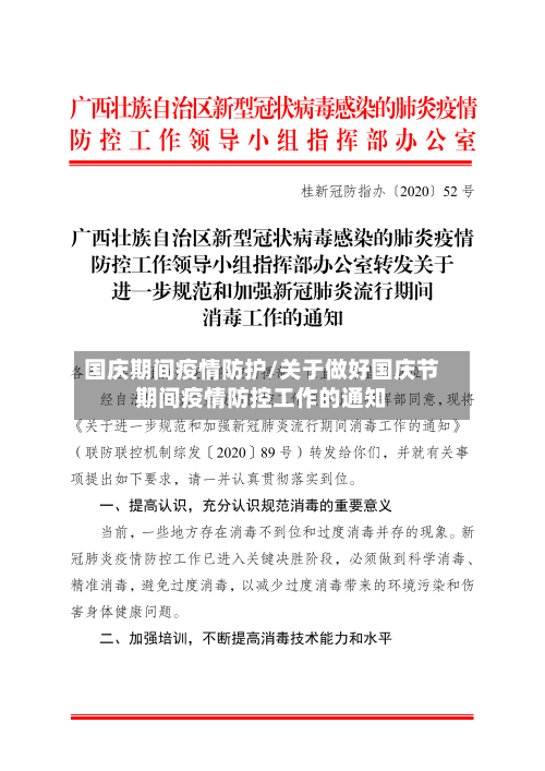 国庆期间疫情防护/关于做好国庆节期间疫情防控工作的通知-第2张图片