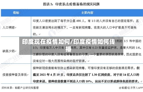印度现在疫情如何/印度疫情如何传播