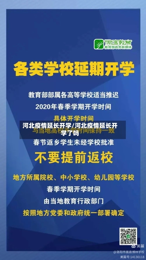 河北疫情延长开学/河北疫情延长开学了吗-第2张图片