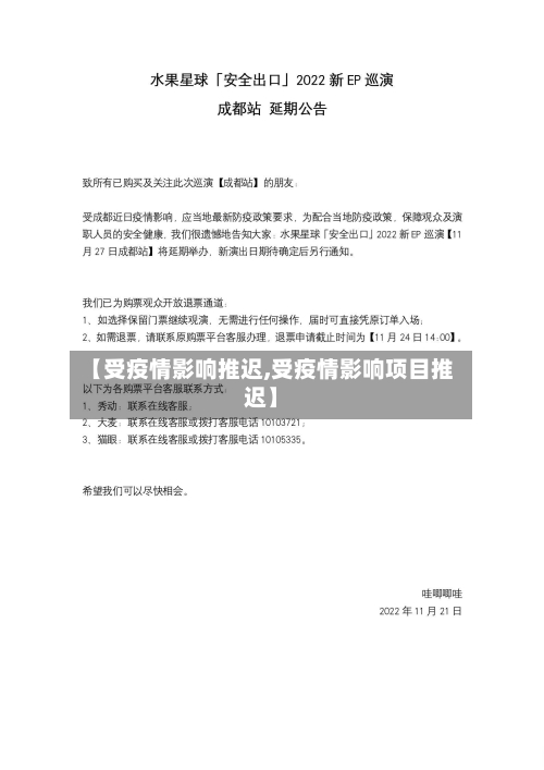 【受疫情影响推迟,受疫情影响项目推迟】-第3张图片