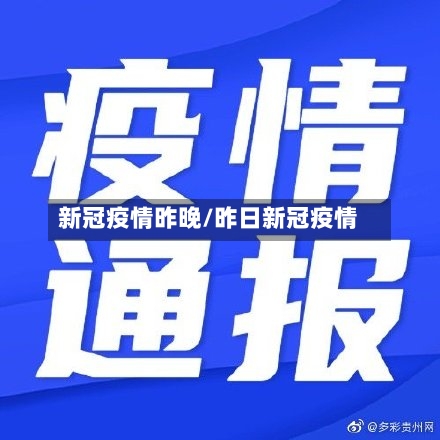 新冠疫情昨晚/昨日新冠疫情