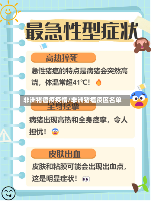 非洲猪瘟疫疫情/非洲猪瘟疫区名单-第3张图片