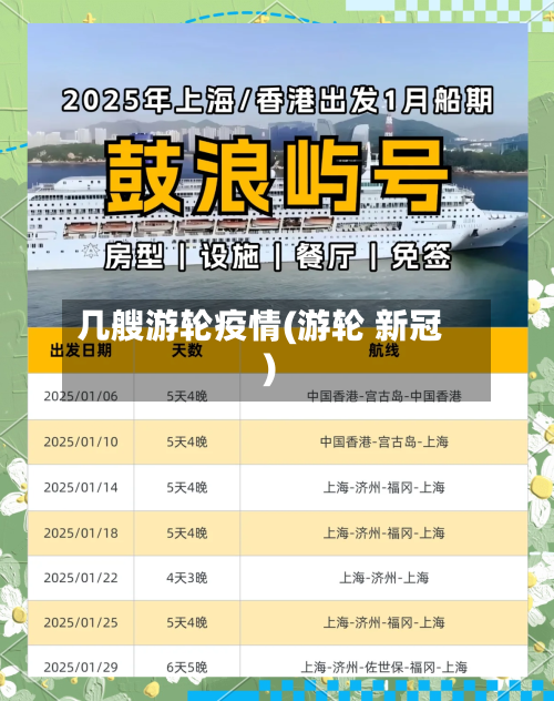 几艘游轮疫情(游轮 新冠)