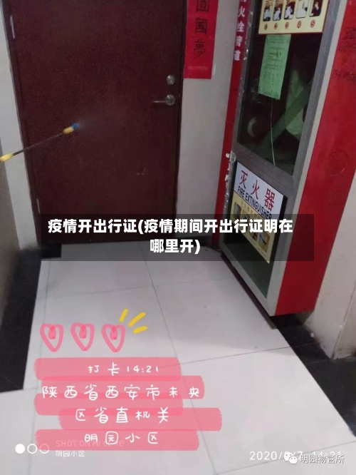 疫情开出行证(疫情期间开出行证明在哪里开)