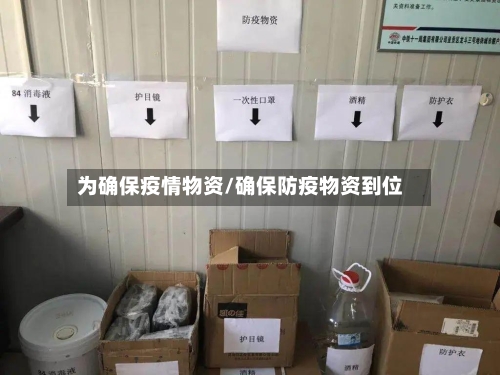 为确保疫情物资/确保防疫物资到位