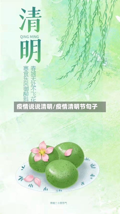 疫情说说清明/疫情清明节句子-第3张图片